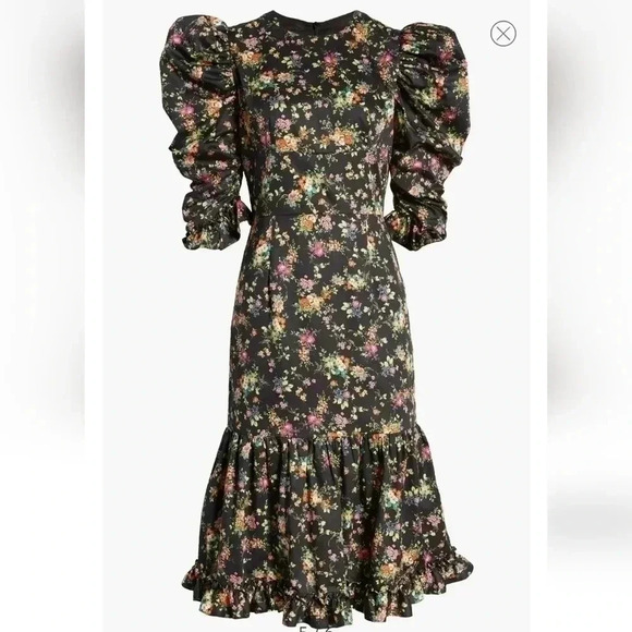 Black Halo Nadir Floral Dress